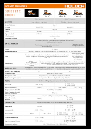 Общински многофункционални превозни средства на дизел Holder C 65 SC