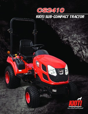 Общински многофункционални превозни средства на дизел Kioti CS 2410