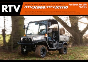 Общински многофункционални превозни средства на дизел Kubota RTV X1110 TW  