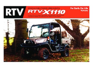 Общински многофункционални превозни средства на дизел Kubota RTV X1110 TW  