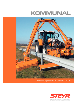 Общински трактори Steyr 6140 Profi K