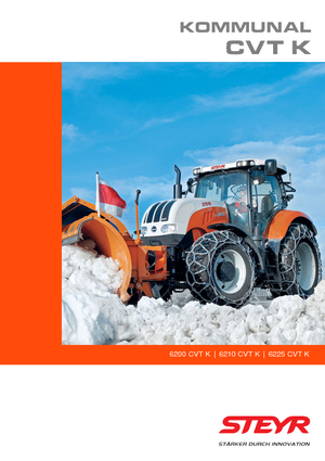 Общински трактори Steyr 6225 CVT K