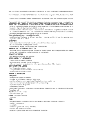 Общински трактори AGT AGT 835 T