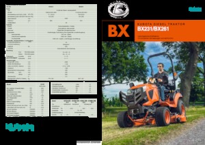 Общински трактори Kubota BX261