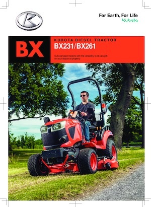 Общински трактори Kubota BX261