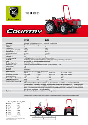 Общински трактори Carraro Country 4300
