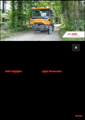 Общински многофункционални превозни средства на дизел Aebi MT 770