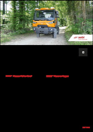 Общински многофункционални превозни средства на дизел Aebi MT 760