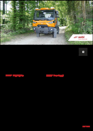 Общински многофункционални превозни средства на дизел Aebi MT 770