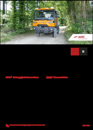 Общински многофункционални превозни средства на дизел Aebi MT 760