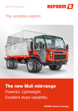 Общински многофункционални превозни средства на дизел Reform Werke Muli T8 X pro