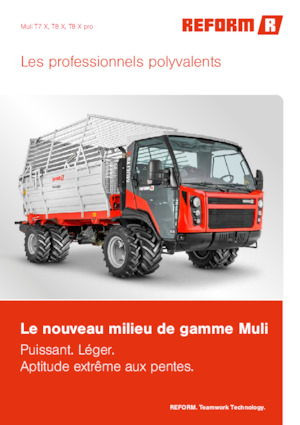 Общински многофункционални превозни средства на дизел Reform Werke Muli T8 X pro