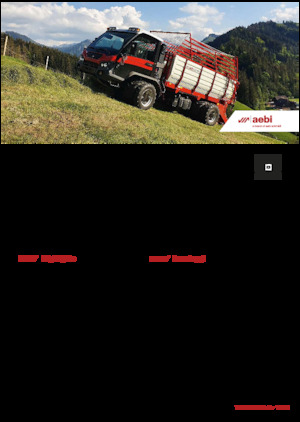 Общински многофункционални превозни средства на дизел Aebi TP 470 Vario