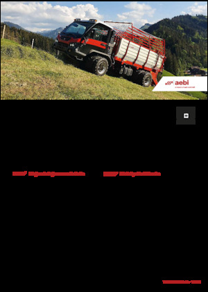 Общински многофункционални превозни средства на дизел Aebi TP 470 Vario