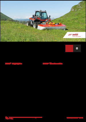 Общински многофункционални превозни средства на дизел Aebi TT 211+