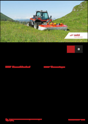 Общински многофункционални превозни средства на дизел Aebi TT 211+