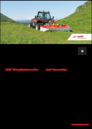 Общински многофункционални превозни средства на дизел Aebi TT 211+