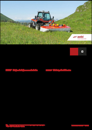 Общински многофункционални превозни средства на дизел Aebi TT 211+