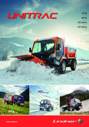 Общински многофункционални превозни средства на дизел Lindner Unitrac 92 P5