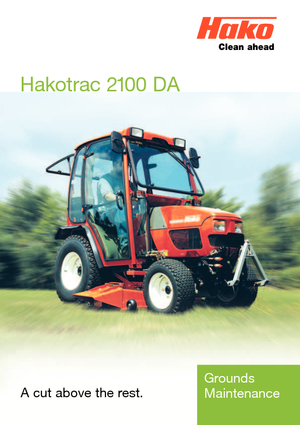 Общински трактори Hako Hakotrac 2100 DA
