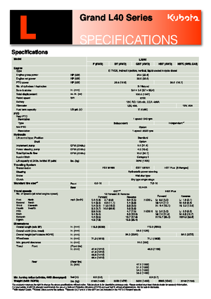 Общински трактори Kubota L 4240 D