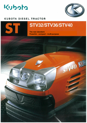 Общински трактори Kubota STV 32