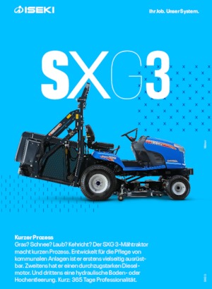 Косачки за трева и градински трактори Iseki SXG 323