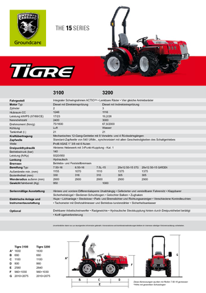 Общински трактори Carraro Tigre 3200