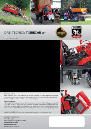 Общински трактори Carraro Tigrecar 4300 GST