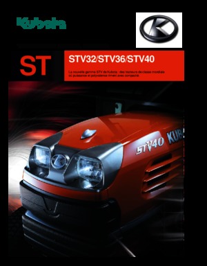 Общински трактори Kubota STV 32