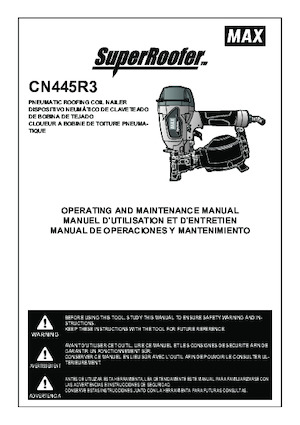 ГВОЗДЕИ И ТЕЛБОДИ MAX USA CORP. CN445R3