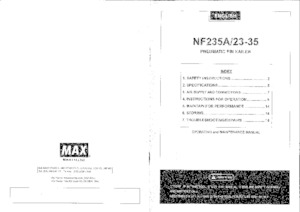 ГВОЗДЕИ И ТЕЛБОДИ MAX USA CORP. NF235A/23-35