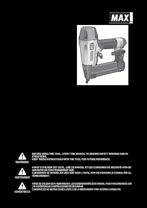 ГВОЗДЕИ И ТЕЛБОДИ MAX USA CORP. TA238B/18-6