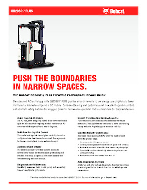 Мотокари с тесен проход VNA Bobcat BR20SP-7 Plus