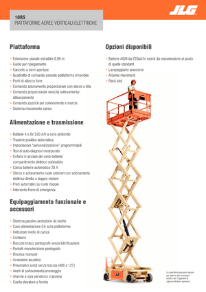 Колесни ножични автовишки JLG 10RS