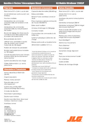 Колесни телескопични подемници JLG 1200SJP