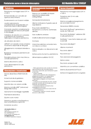 Колесни телескопични подемници JLG 1200SJP