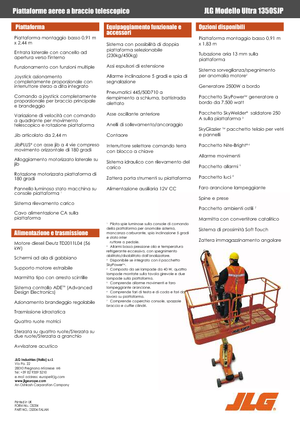 Колесни телескопични подемници JLG 1350SJP