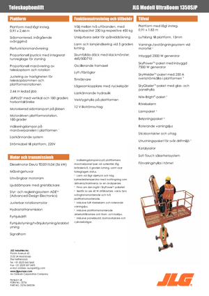 Колесни телескопични подемници JLG 1350SJP
