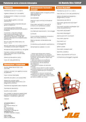 Колесни телескопични подемници JLG 1500SJ