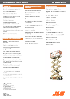 Колесни ножични автовишки JLG 3246ES