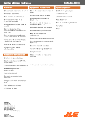 Колесни ножични автовишки JLG 3369LE