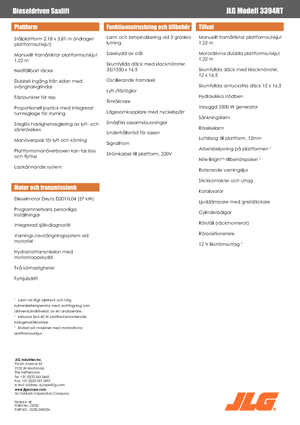 Колесни ножични автовишки JLG 3394RT