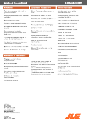 Колесни ножични автовишки JLG 3394RT