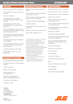 Колесни телескопични подемници JLG 400 S