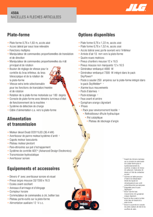 Колесни повдигачи с подвижна стрела JLG 450A Serie II