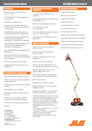 Колесни повдигачи с подвижна стрела JLG 450A Serie II