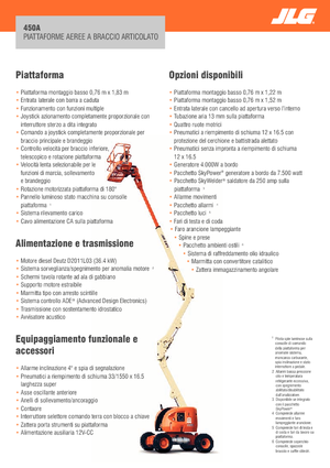 Колесни повдигачи с подвижна стрела JLG 450A Serie II
