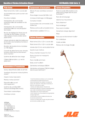 Колесни повдигачи с подвижна стрела JLG 450A Serie II