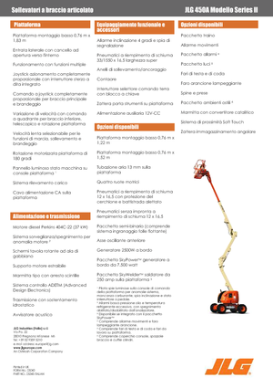 Колесни повдигачи с подвижна стрела JLG 450A Serie II